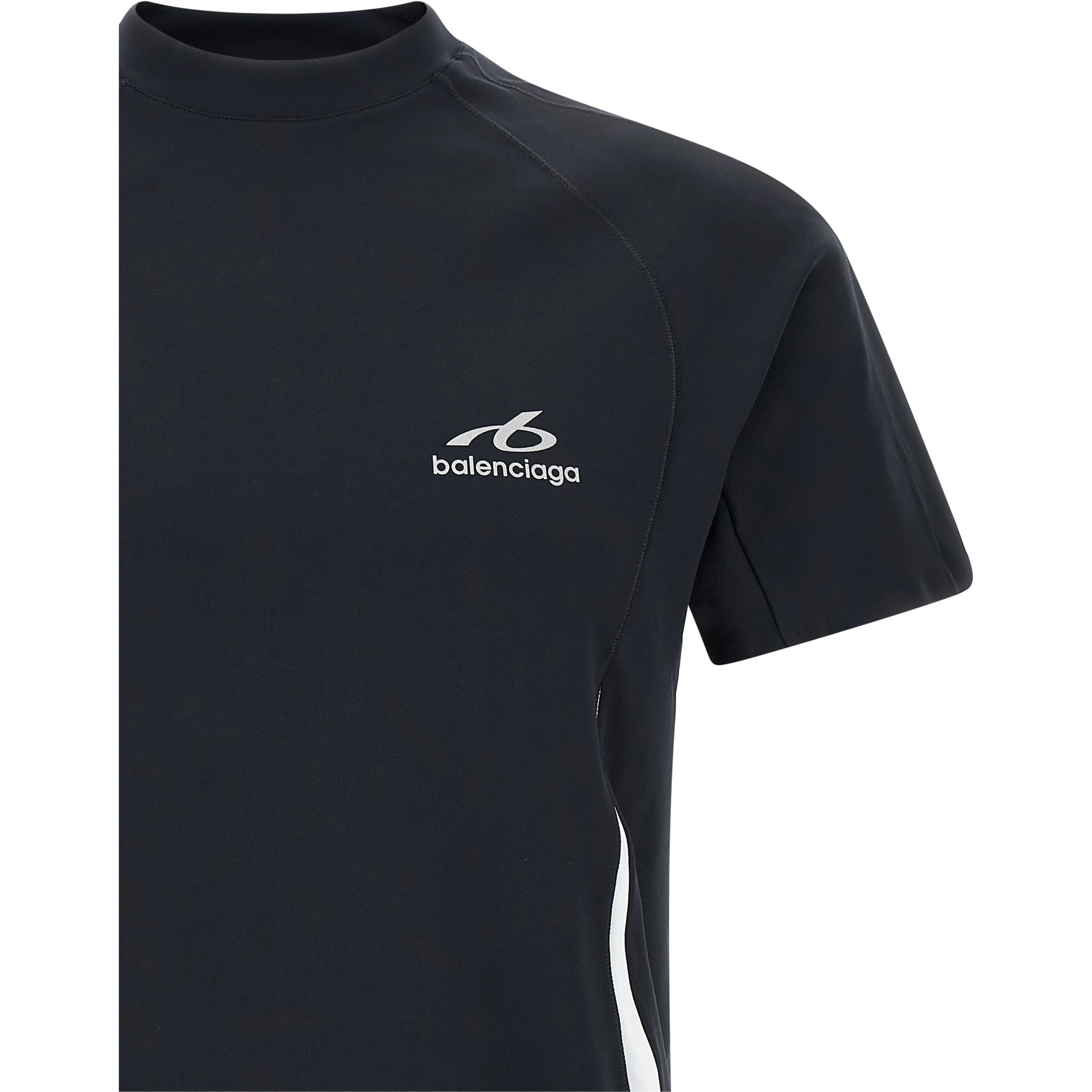 Blue Polyamide T-Shirt