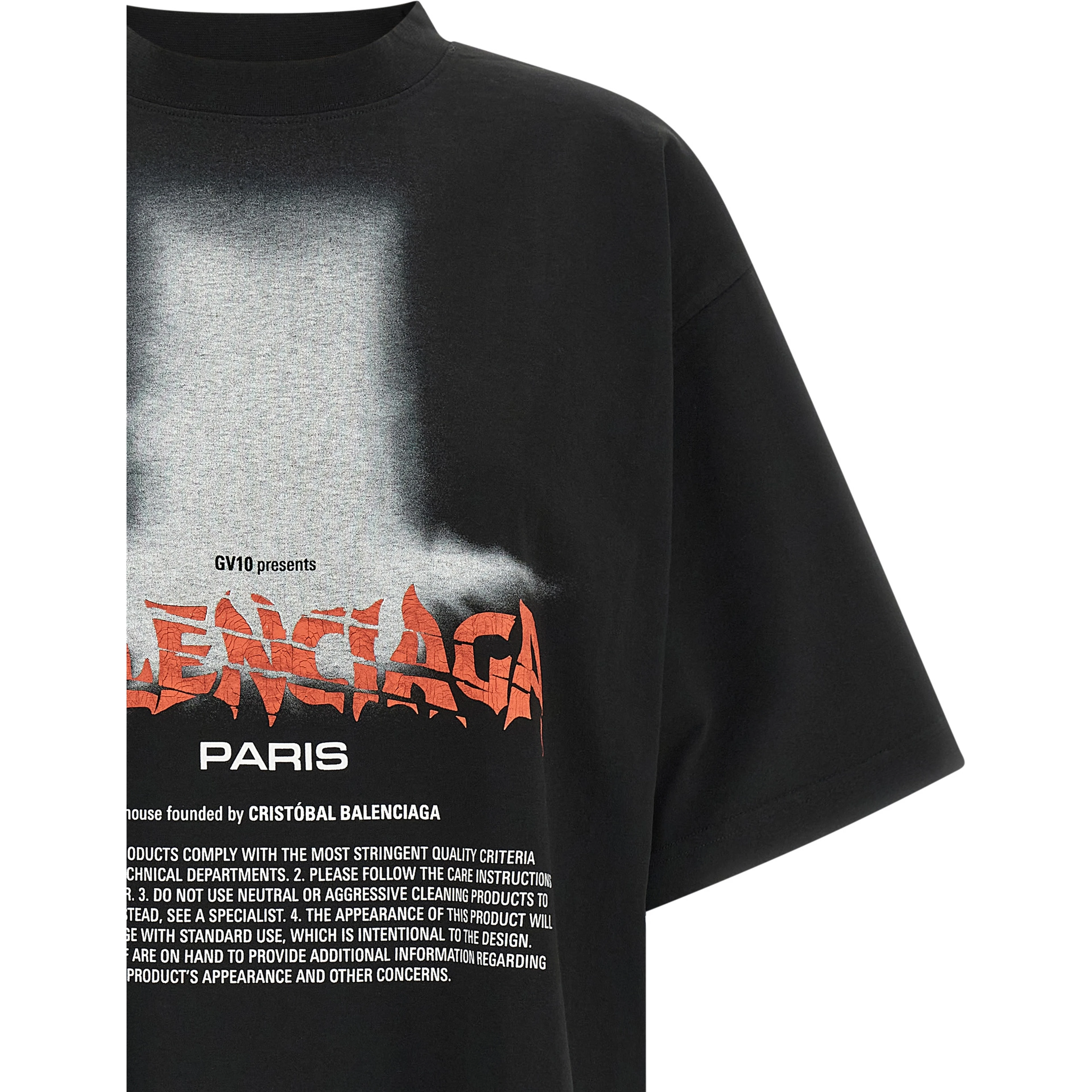 Black Cotton T-Shirt
