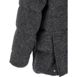 Gray Wool Parka