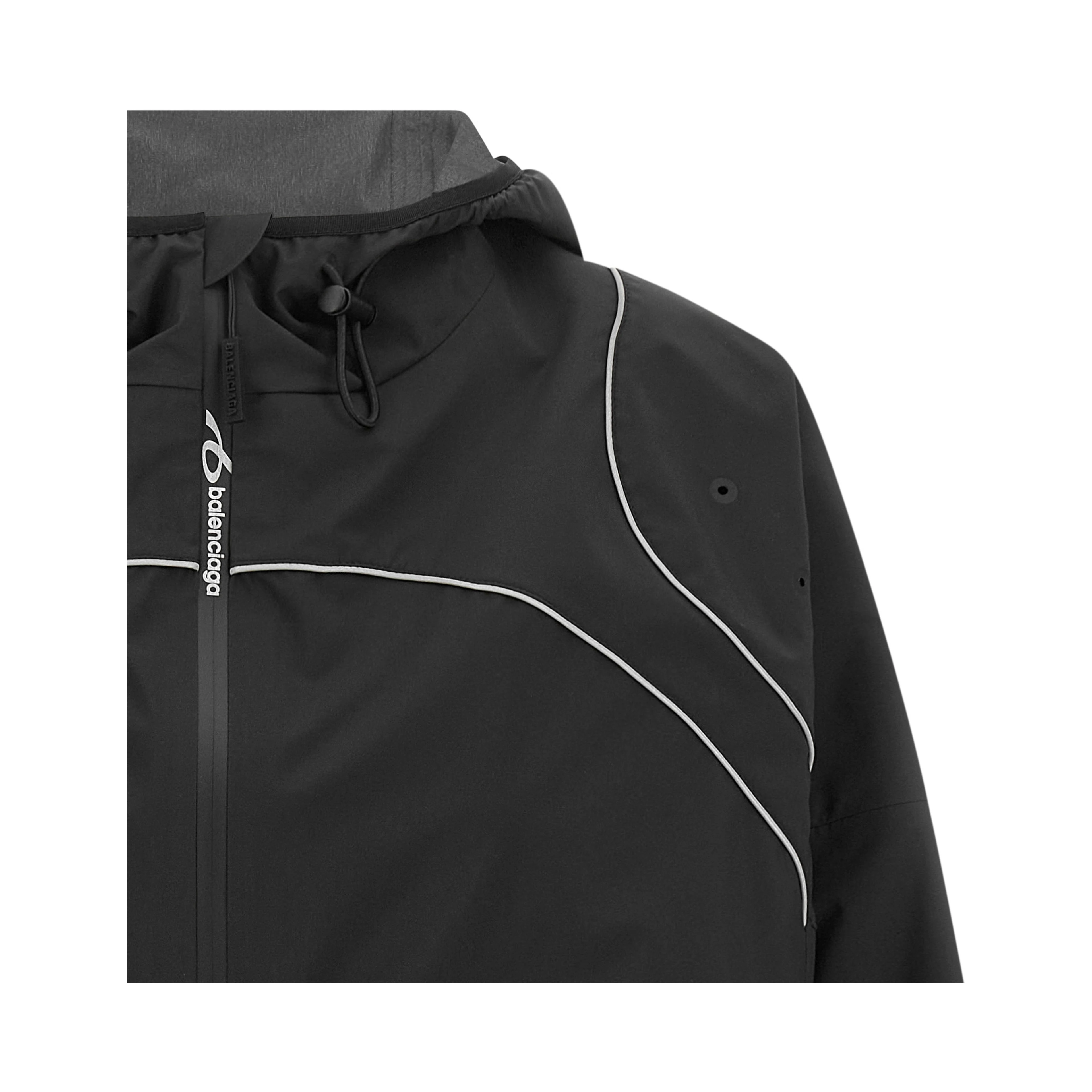 Black Polyester Sweatshirt