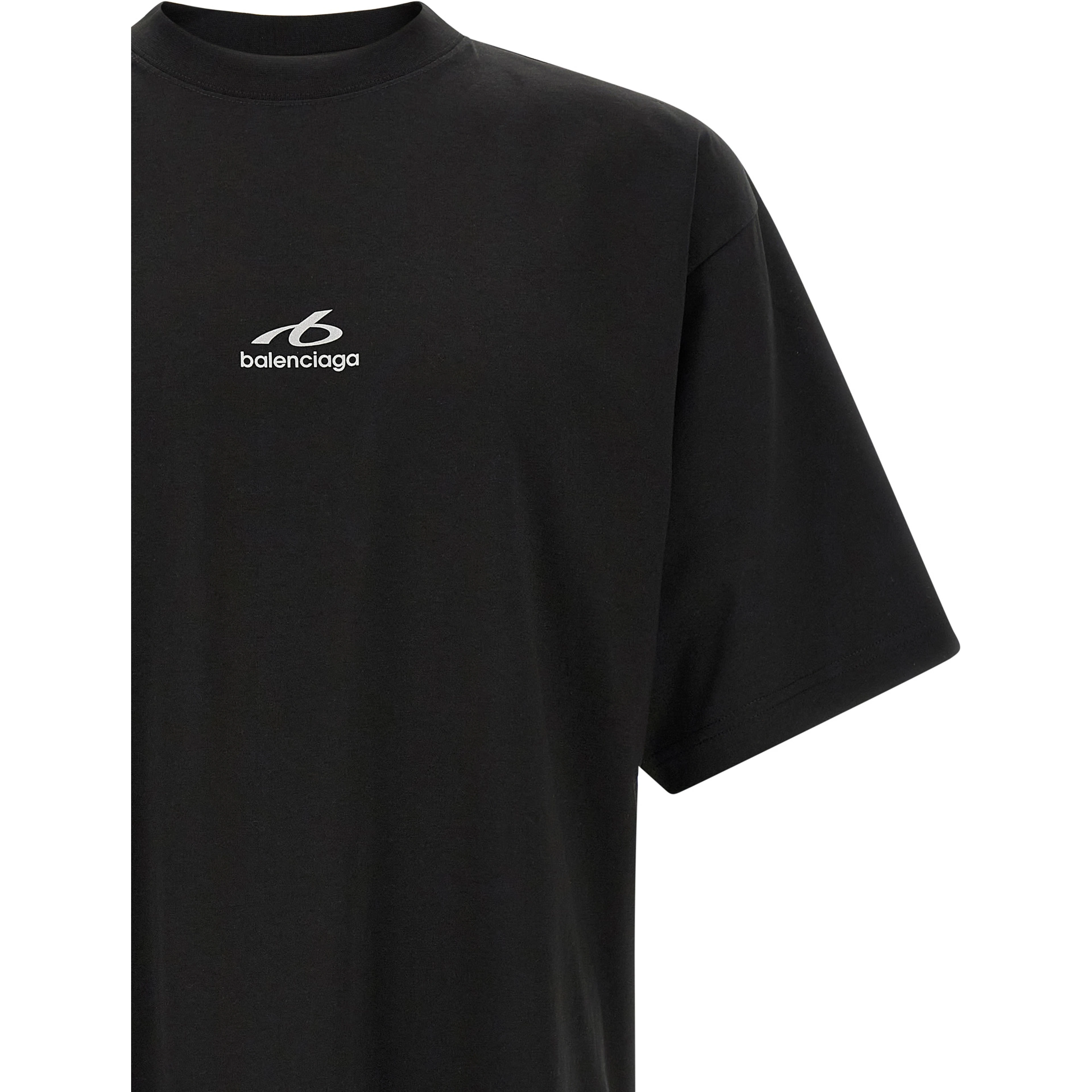 Black Cotton T-Shirt