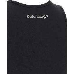 Black Polyamide Sport Bra