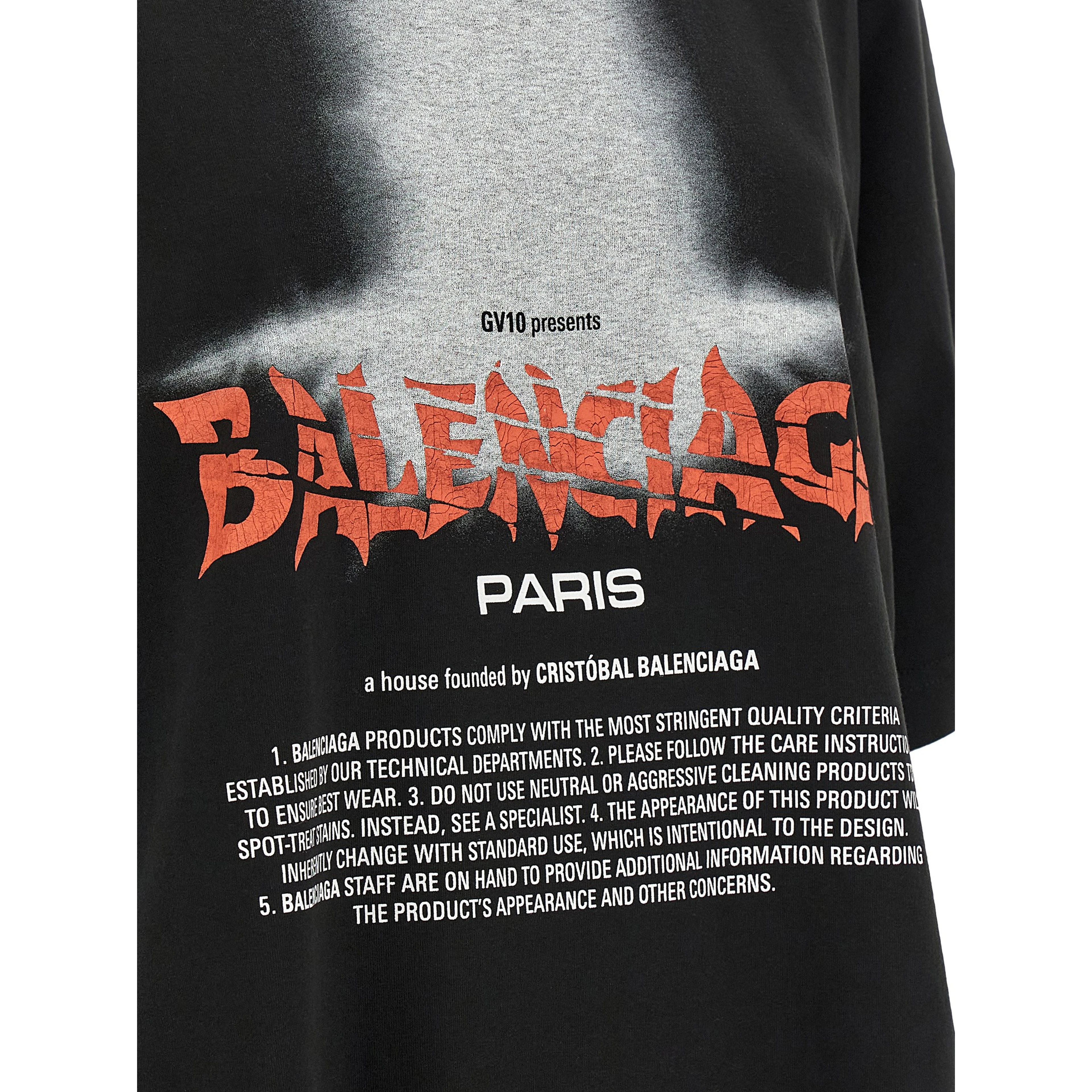Black Cotton T-Shirt
