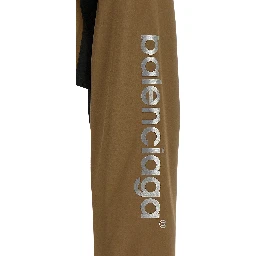 Brown Polyester Shell Jacket