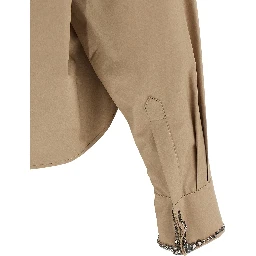 Beige Cotton Blouse