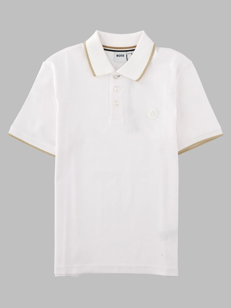 Polo con patch logo