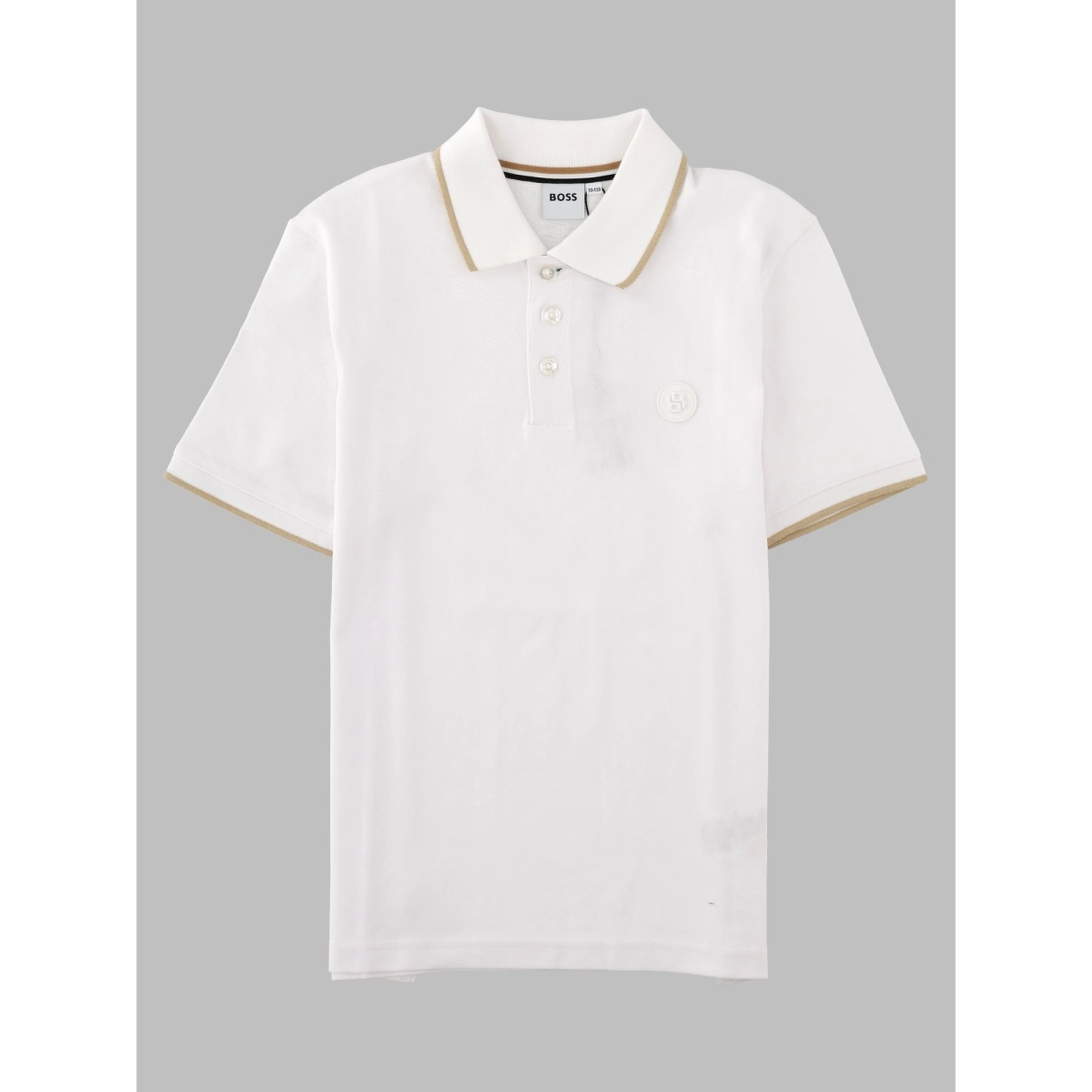 Polo con patch logo