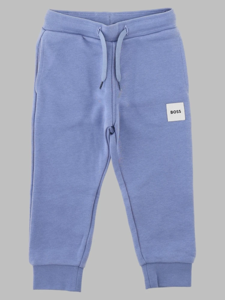 Joggers in pile di cotone