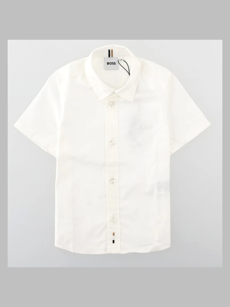 Camicia in cotone a manica corta