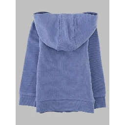 Felpa con cappuccio e zip intera