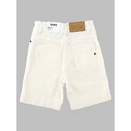 Shorts in denim con dettaglio logo