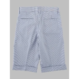 Shorts in pied de poule con vita regolabile grazie ad elastico interno