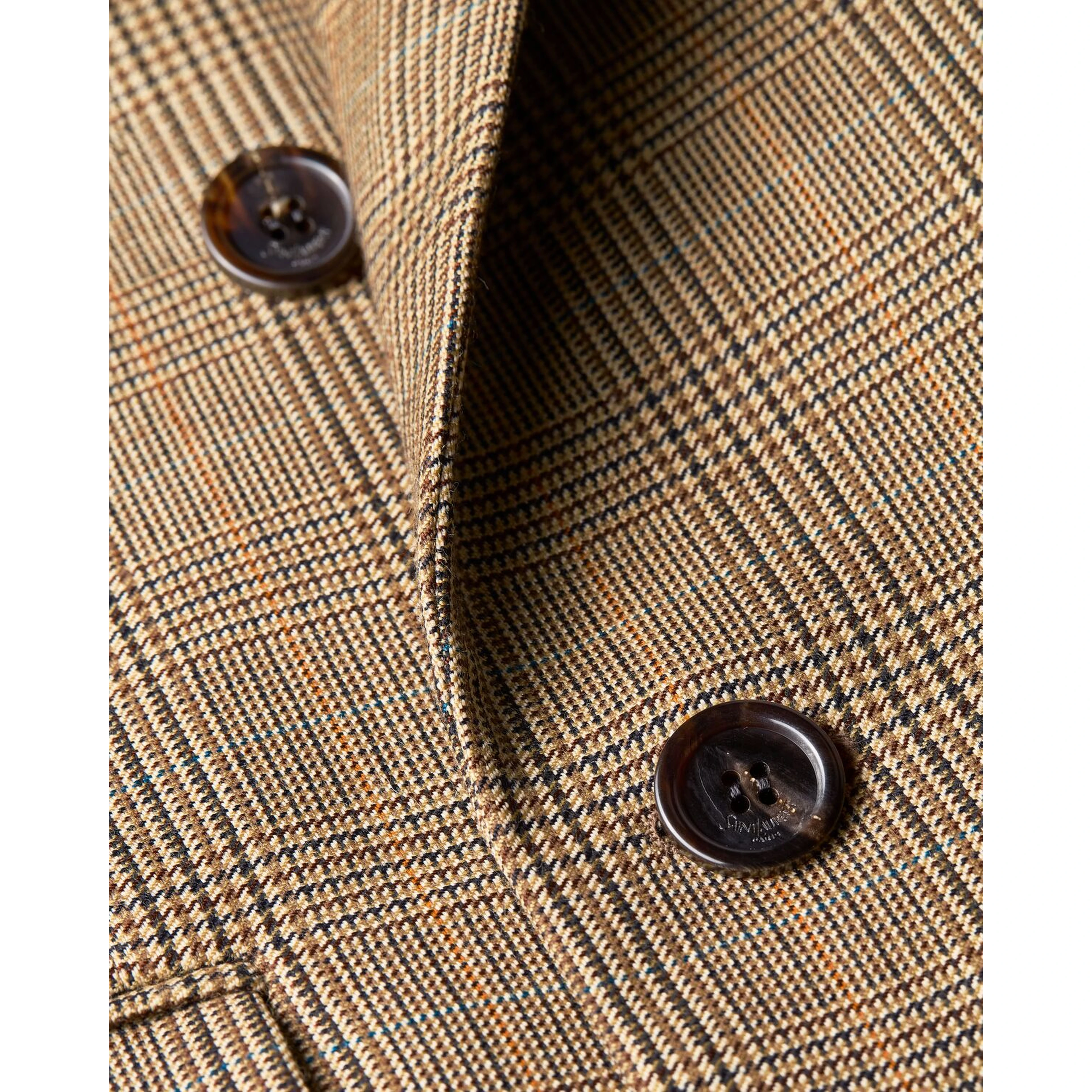 Double-breasted Glen Plaid jacket