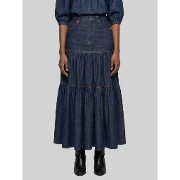 Country skirt in Indigo denim