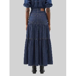 Country skirt in Indigo denim