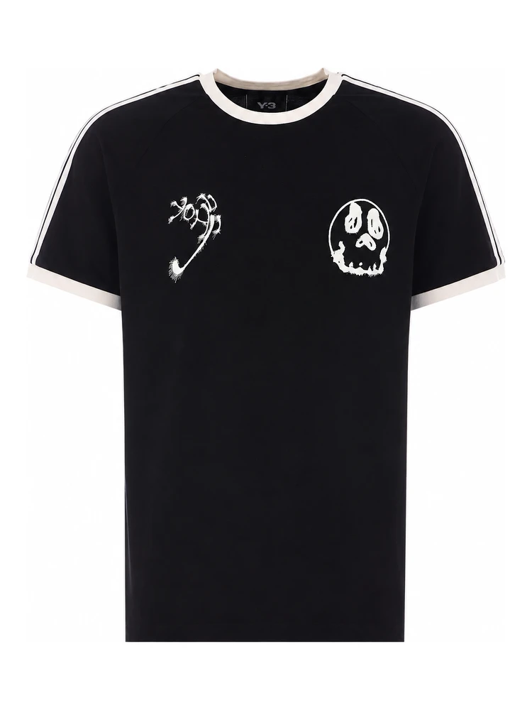 Y-3 T-shirts and Polos Black