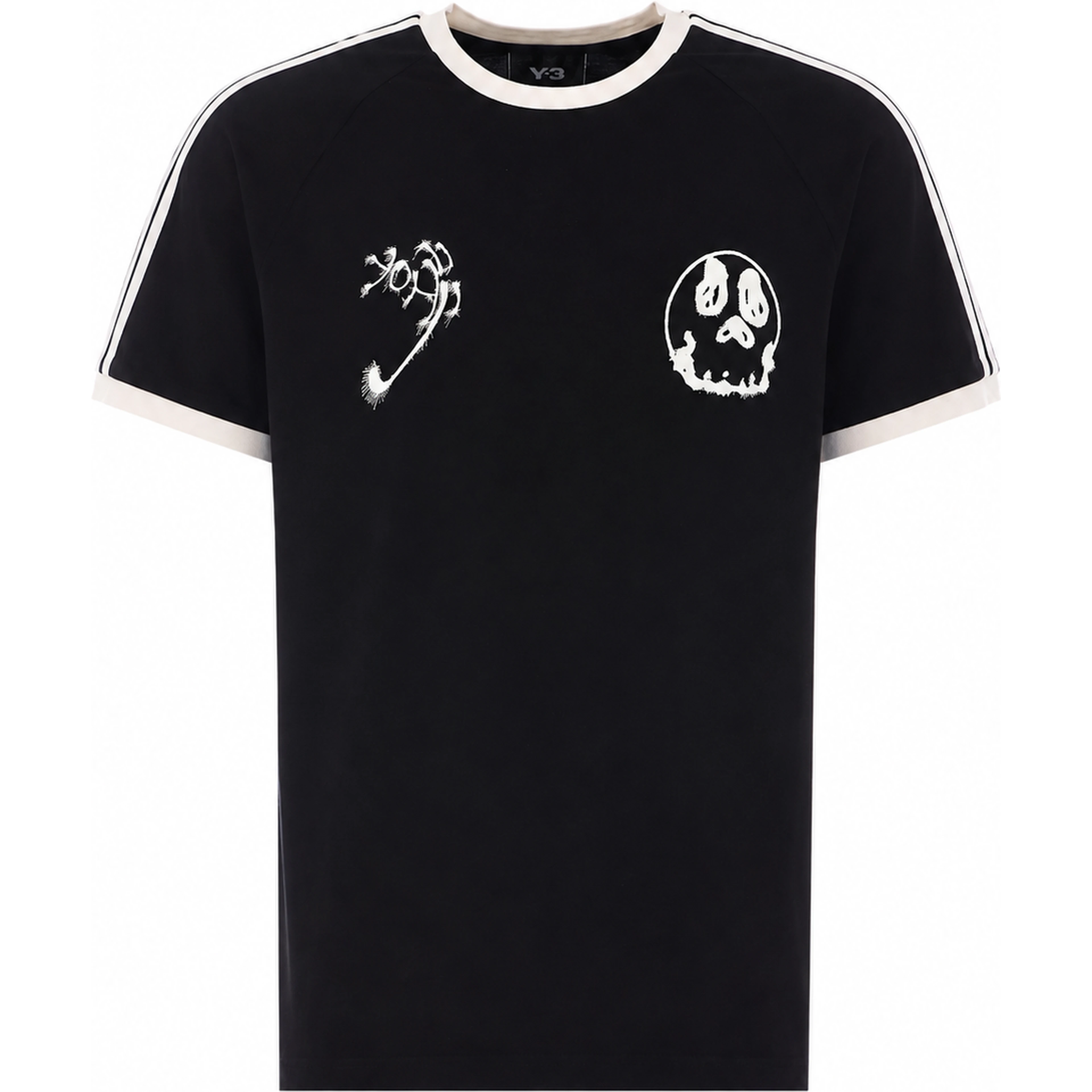 Y-3 T-shirts and Polos Black