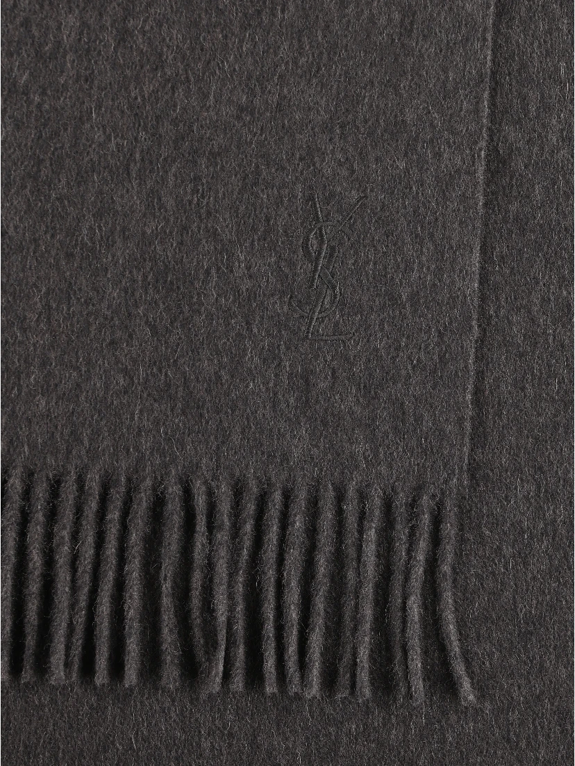 Saint Laurent Scarfs Grey