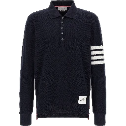 Blue Cotton Polo Shirt