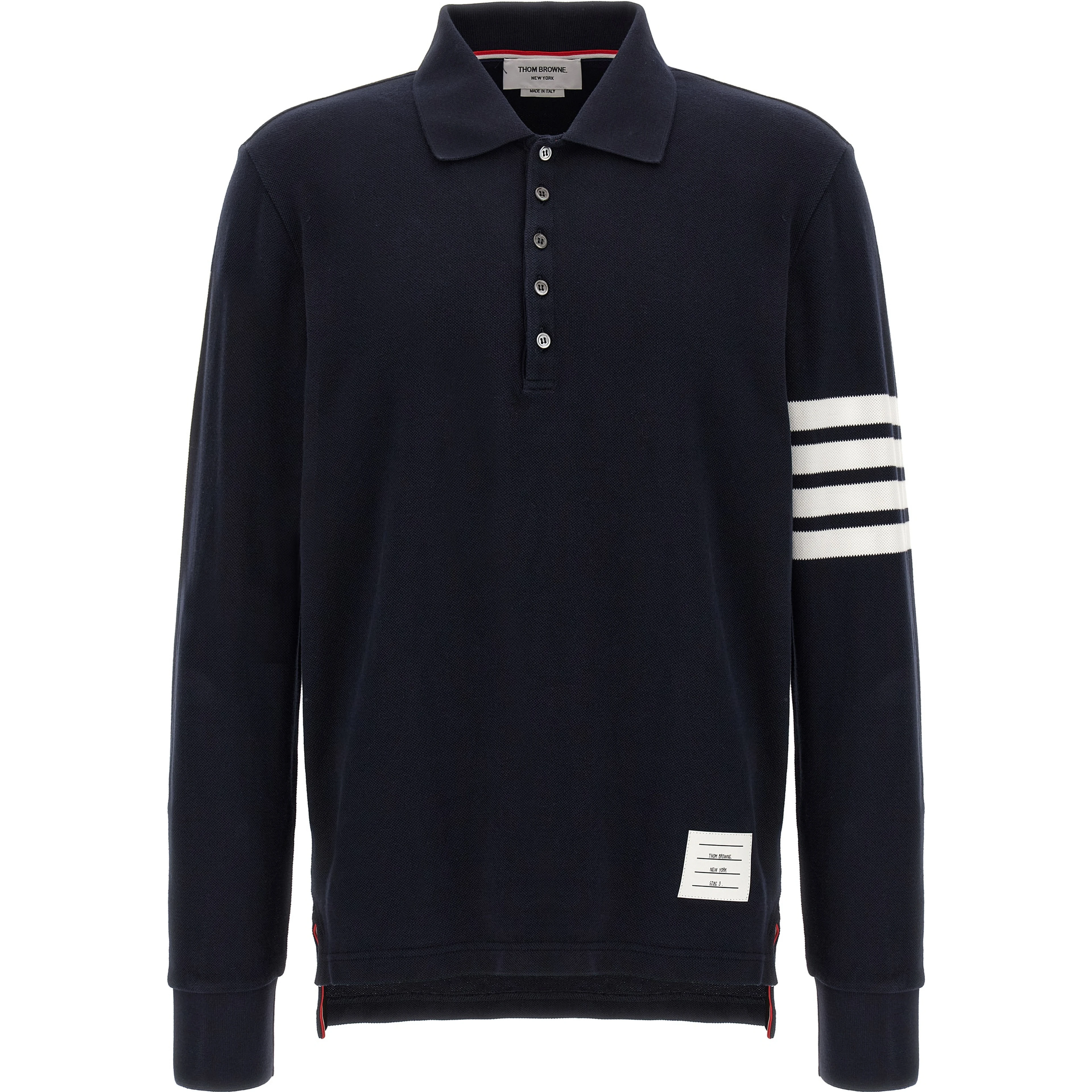 Blue Cotton Polo Shirt