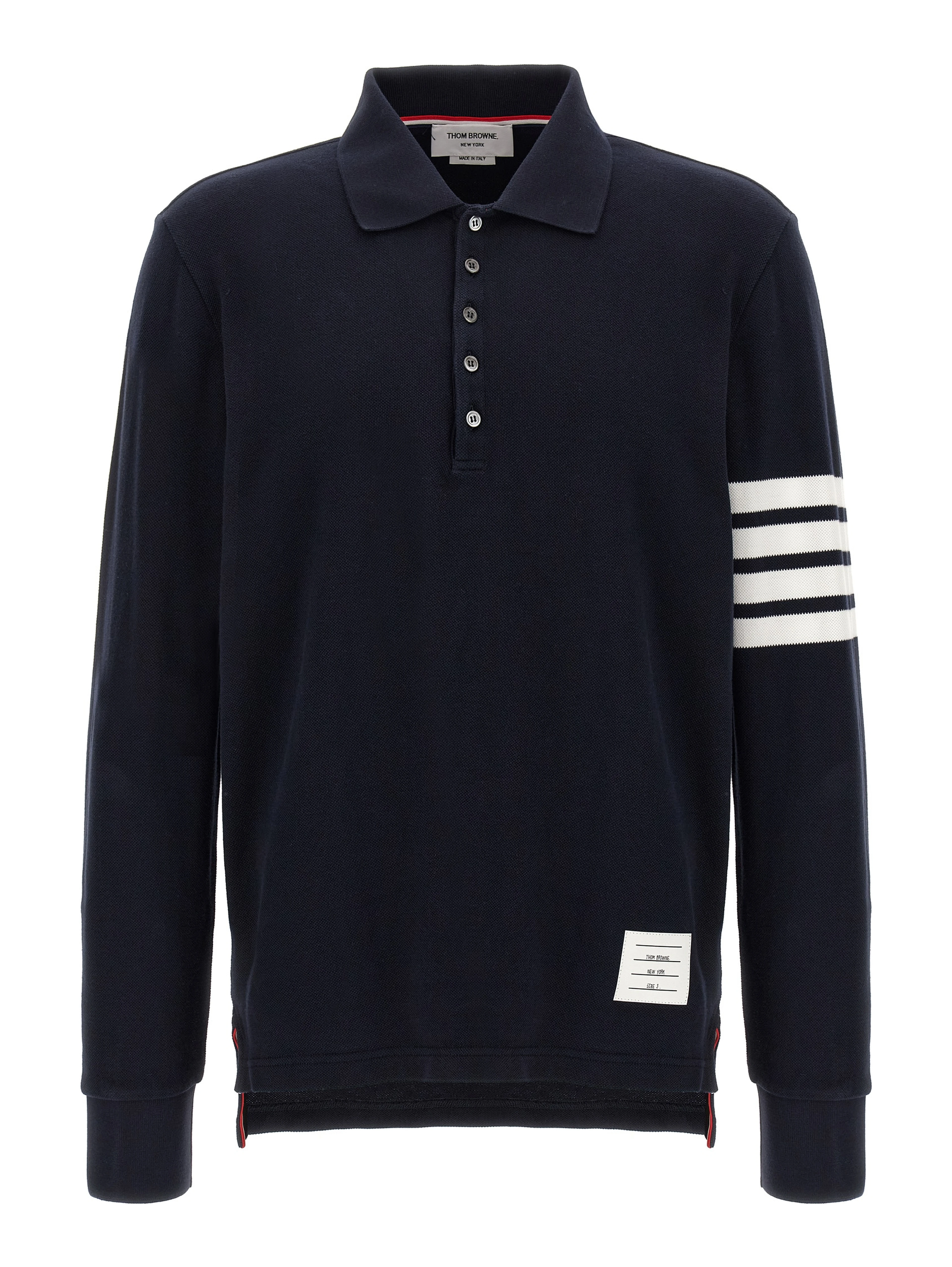 Blue Cotton Polo Shirt