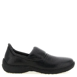 Black Calfskin Slip-On Loafers