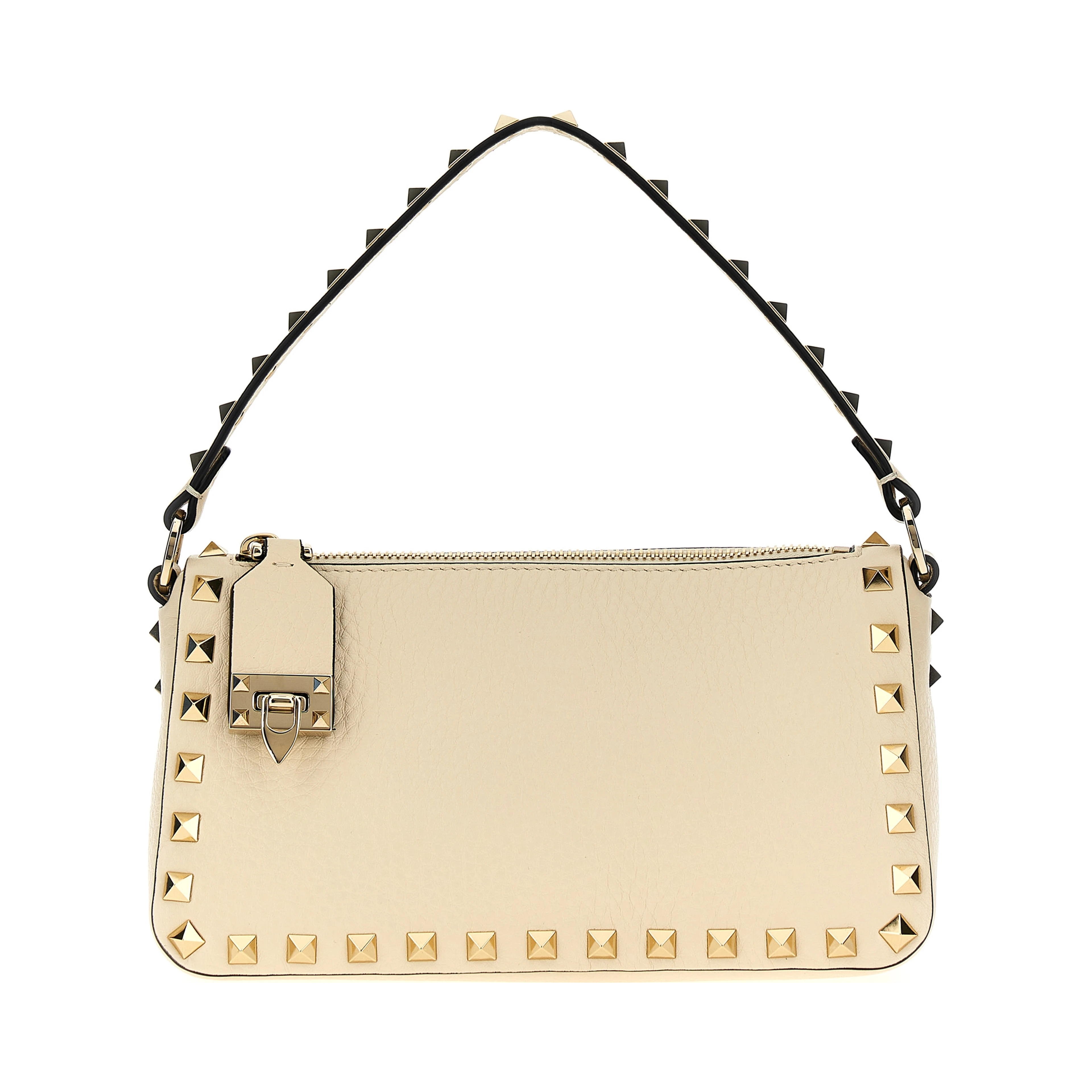 White Calfskin Shoulder Bag