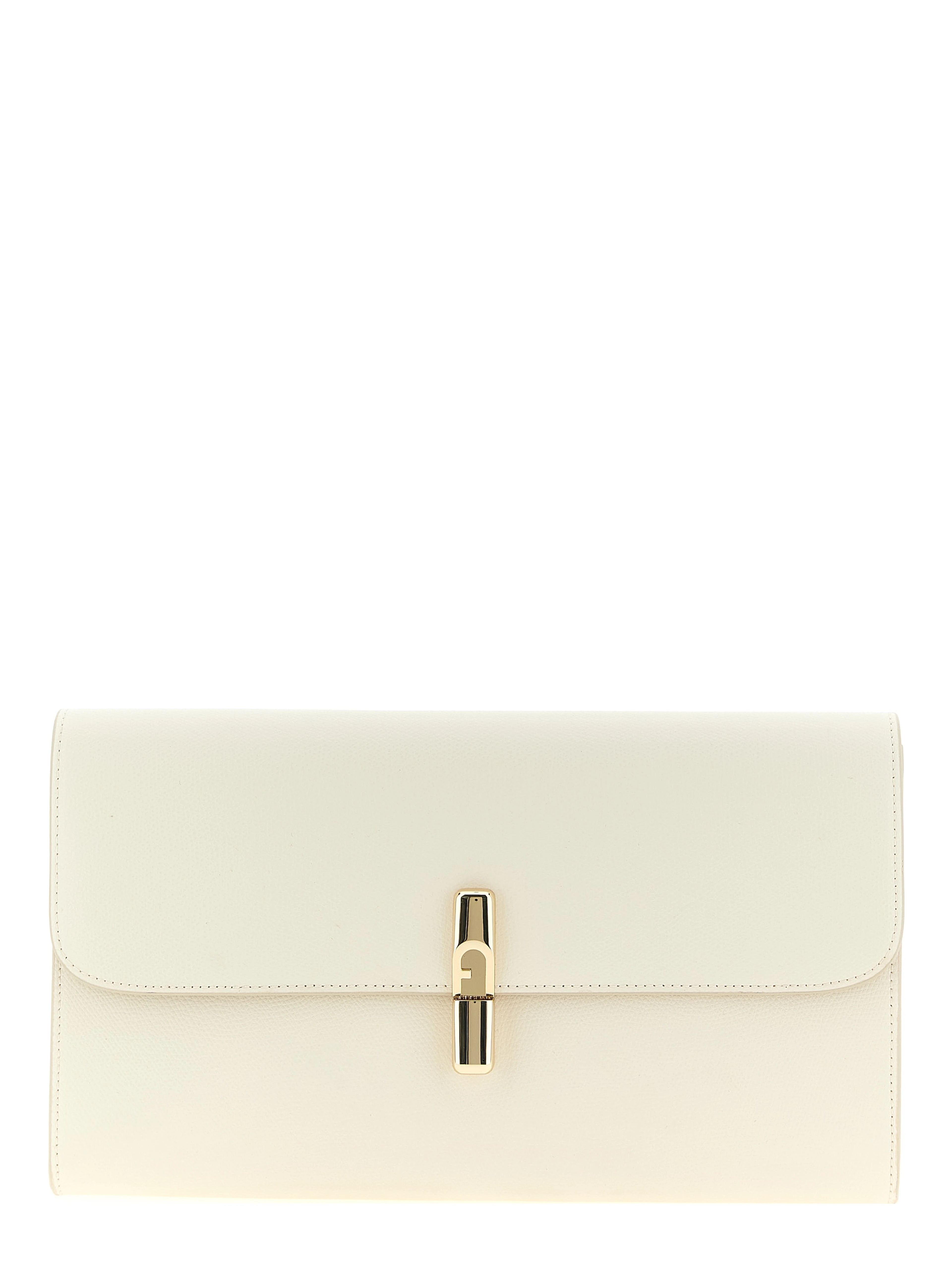 White Calfskin Clutch Bag