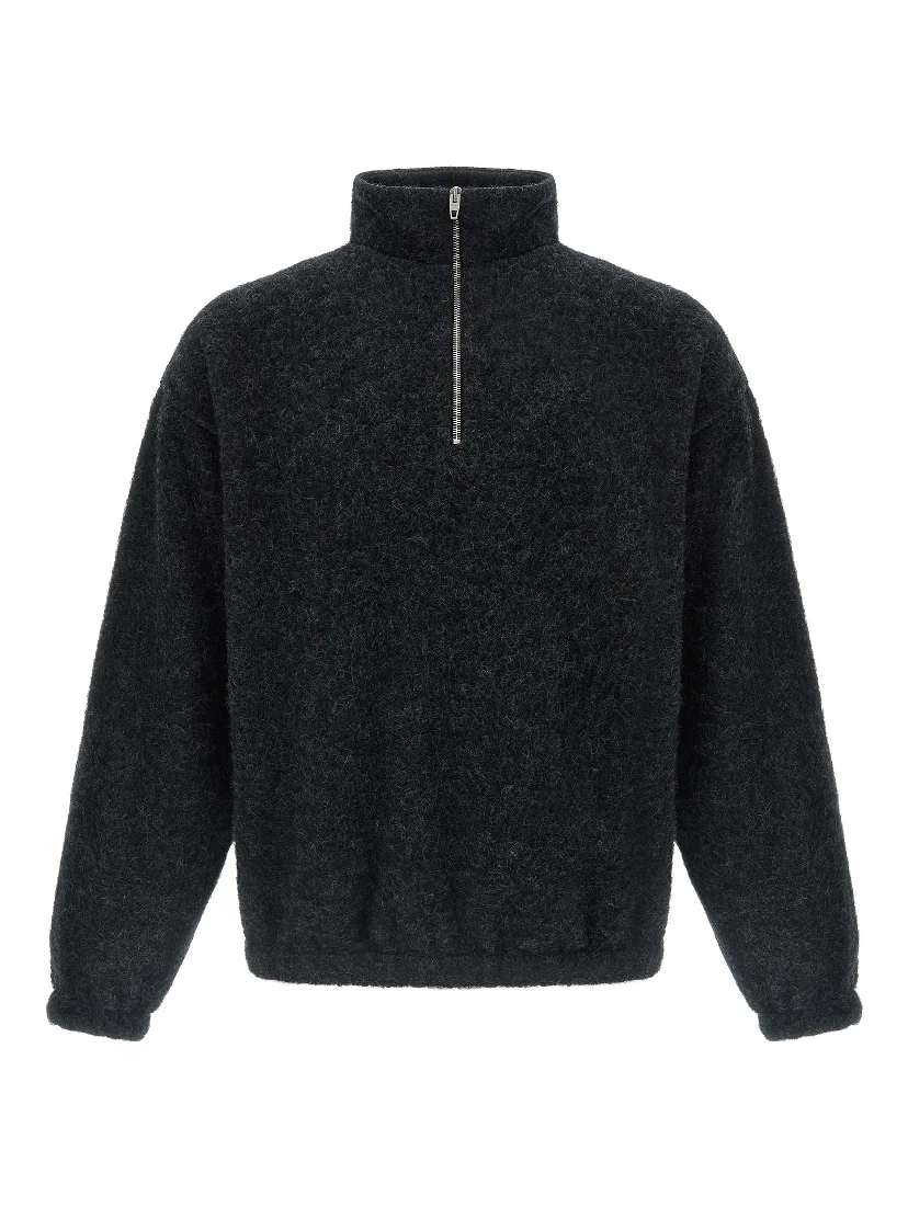 Gray Wool Sweatshirt