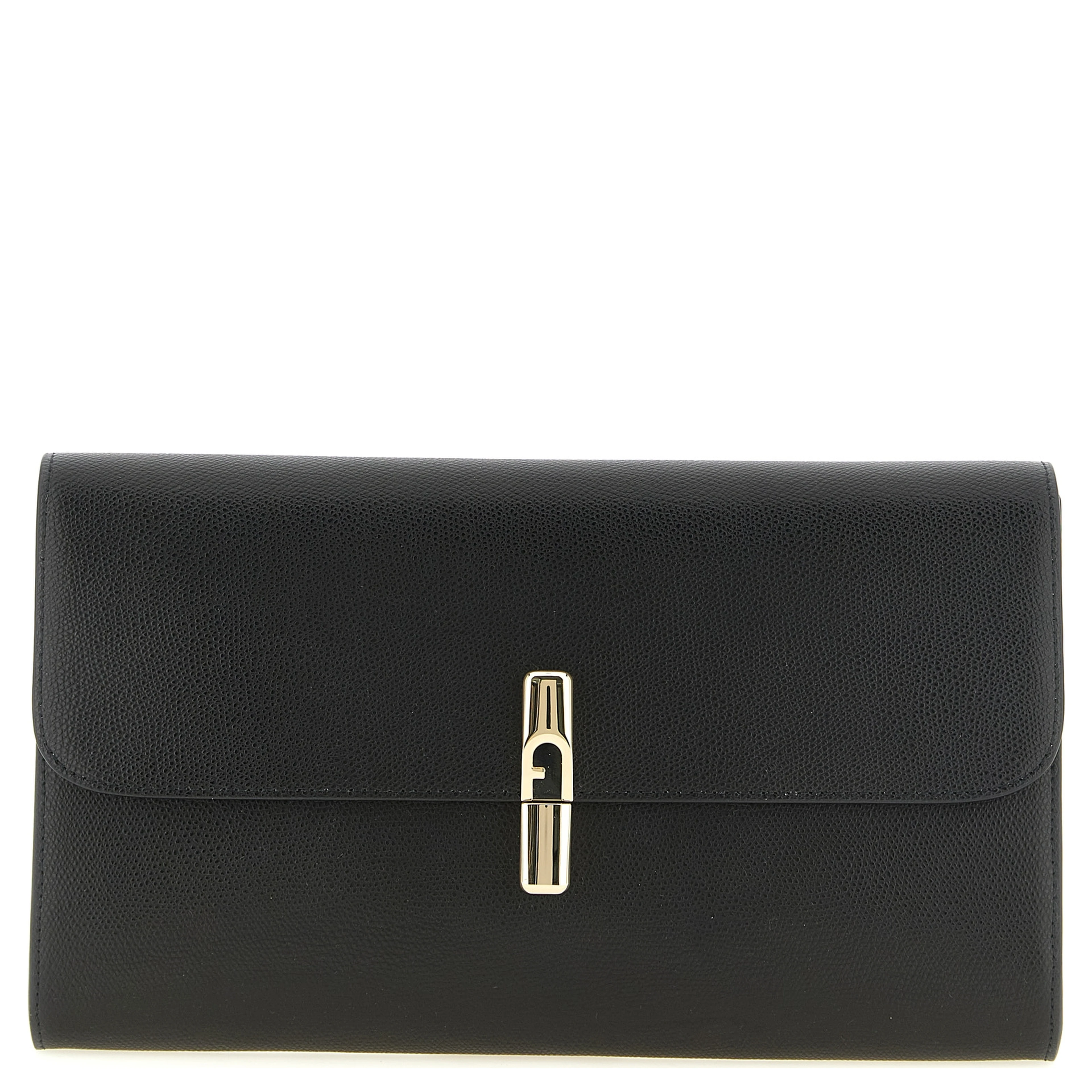 Black Calfskin Clutch Bag