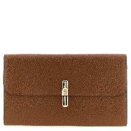 Brown Calfskin Clutch Bag