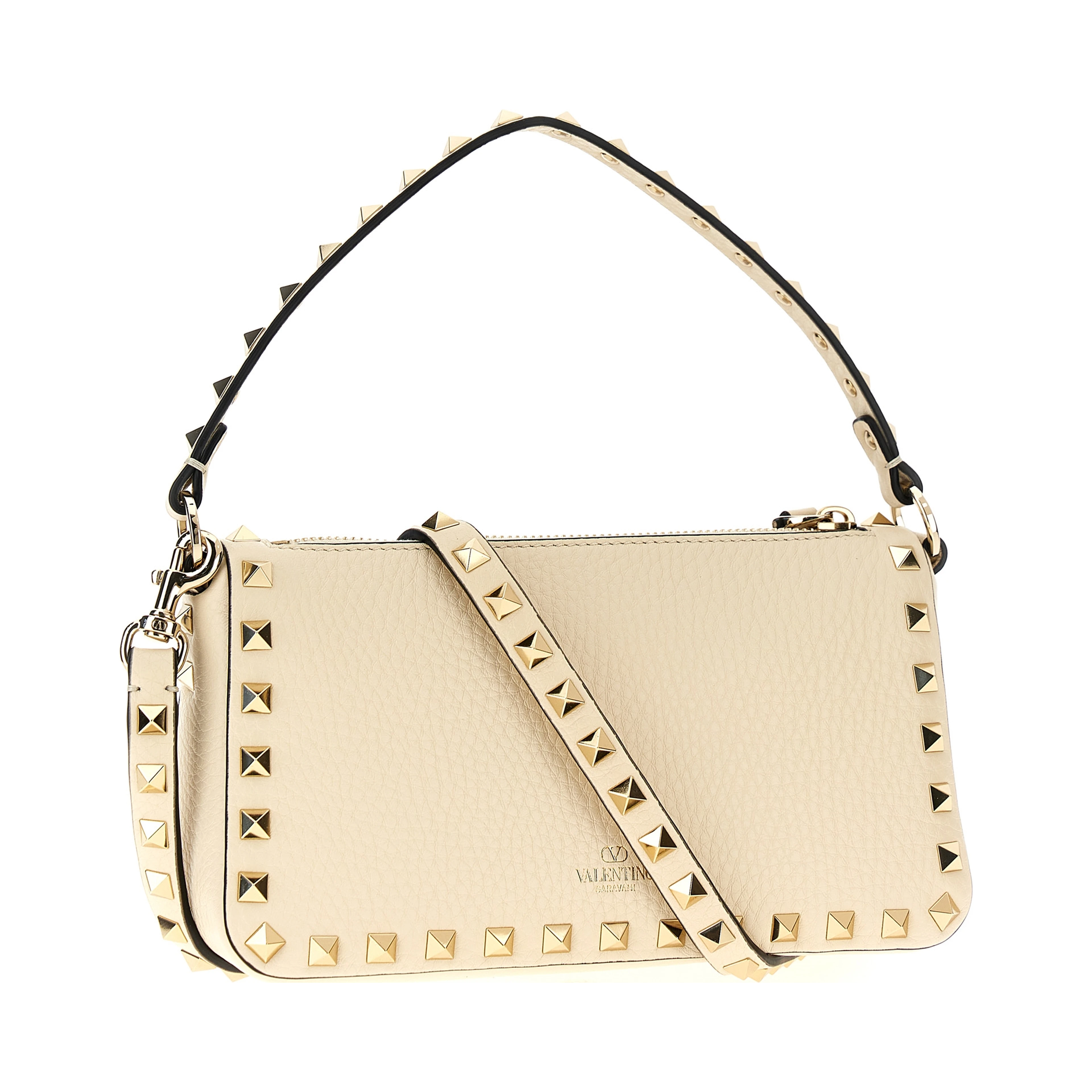 White Calfskin Shoulder Bag