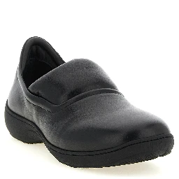 Black Calfskin Slip-On Loafers