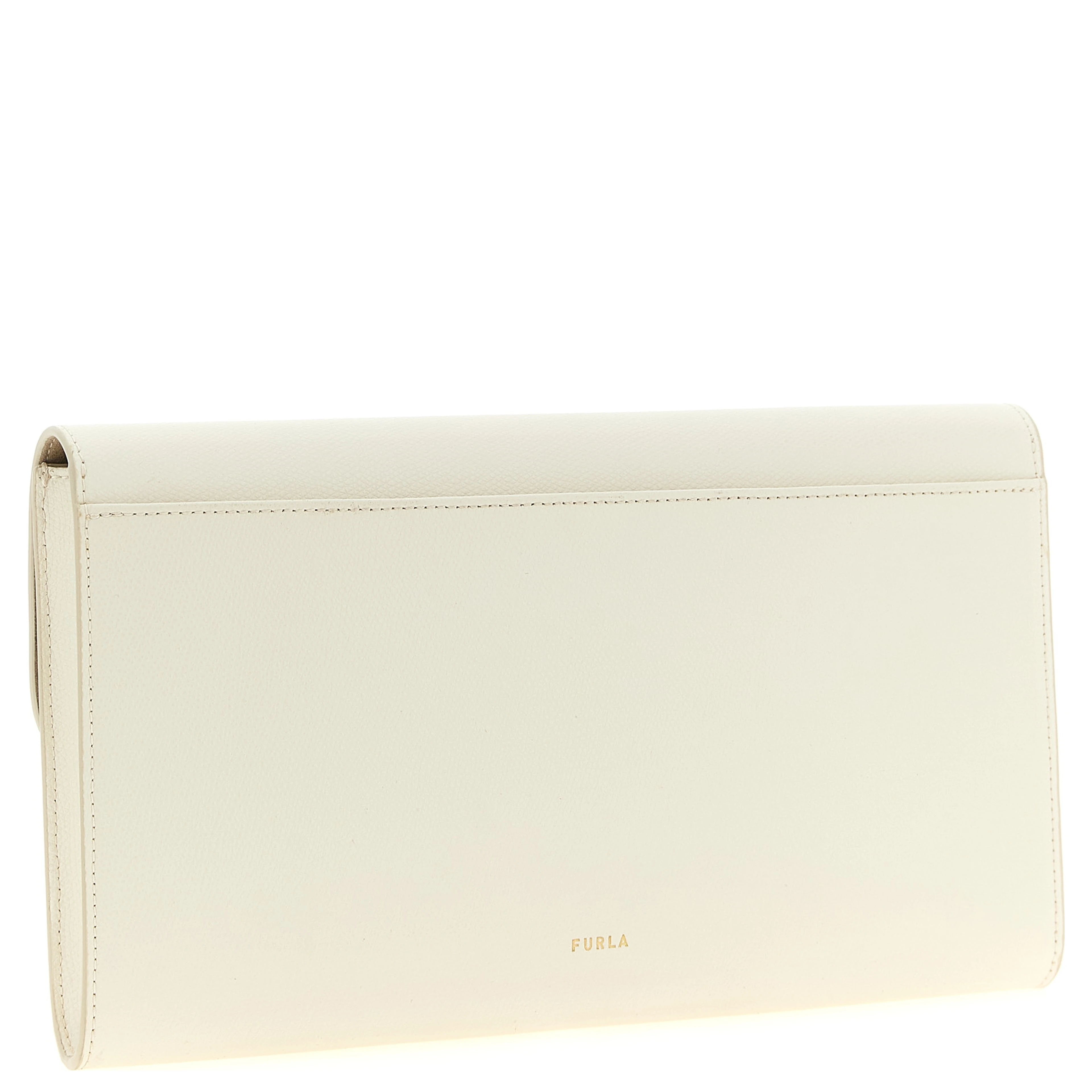 White Calfskin Clutch Bag