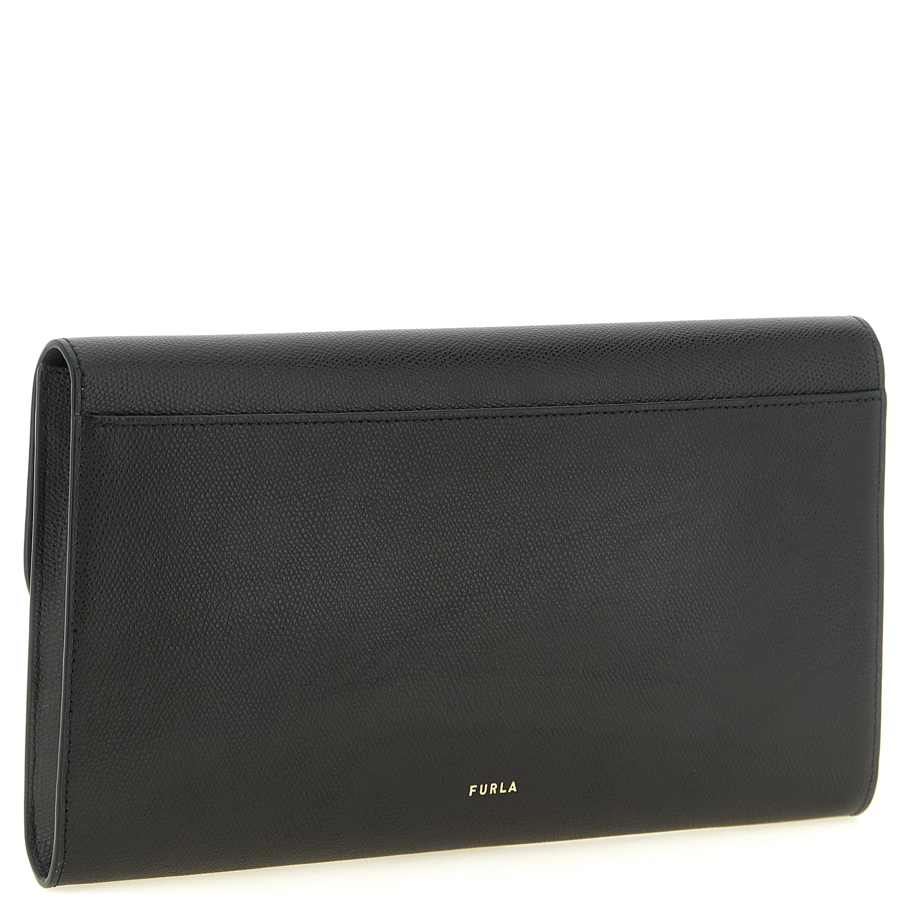Black Calfskin Clutch Bag