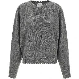 Gray Cashmere Cardigan