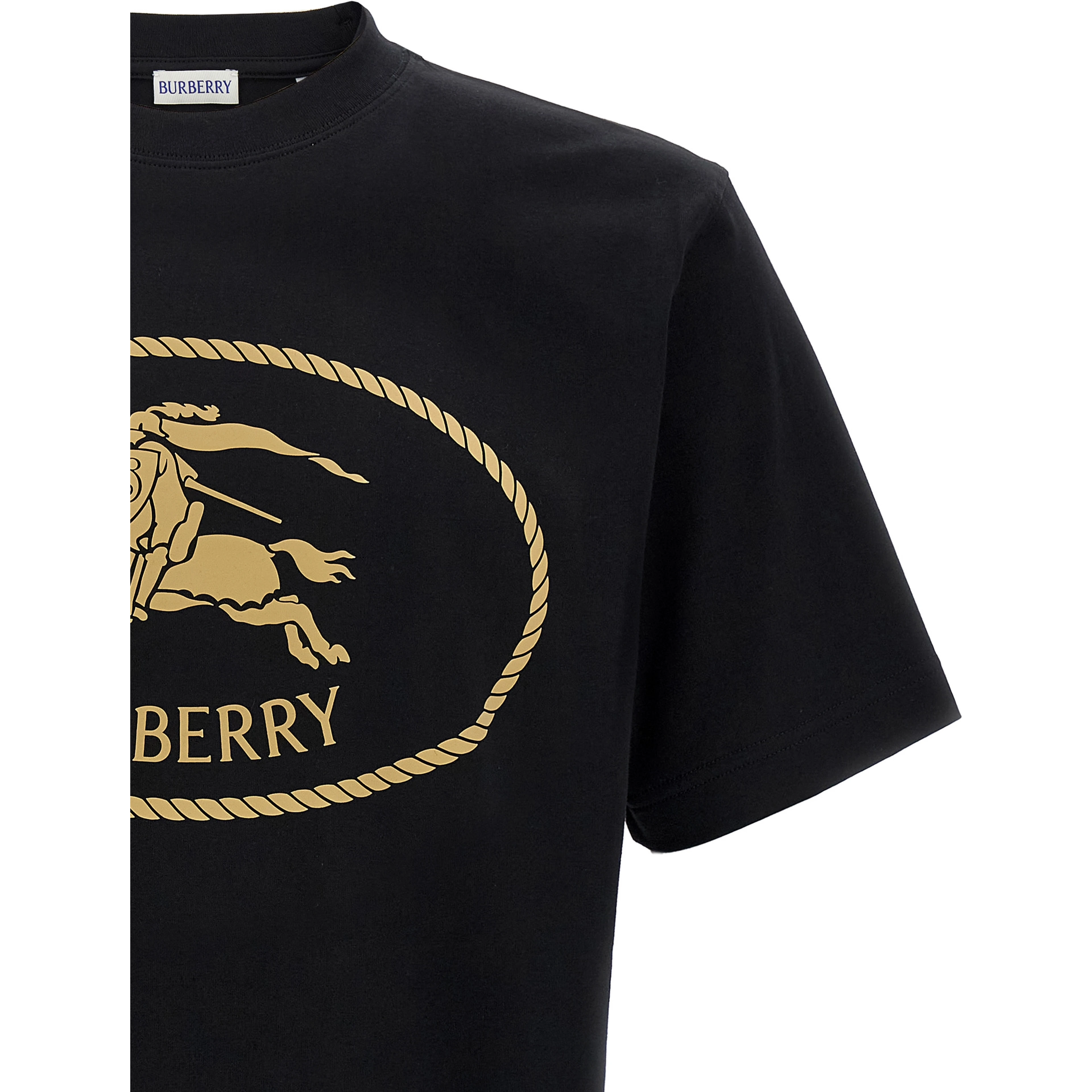 Black Cotton T-Shirt