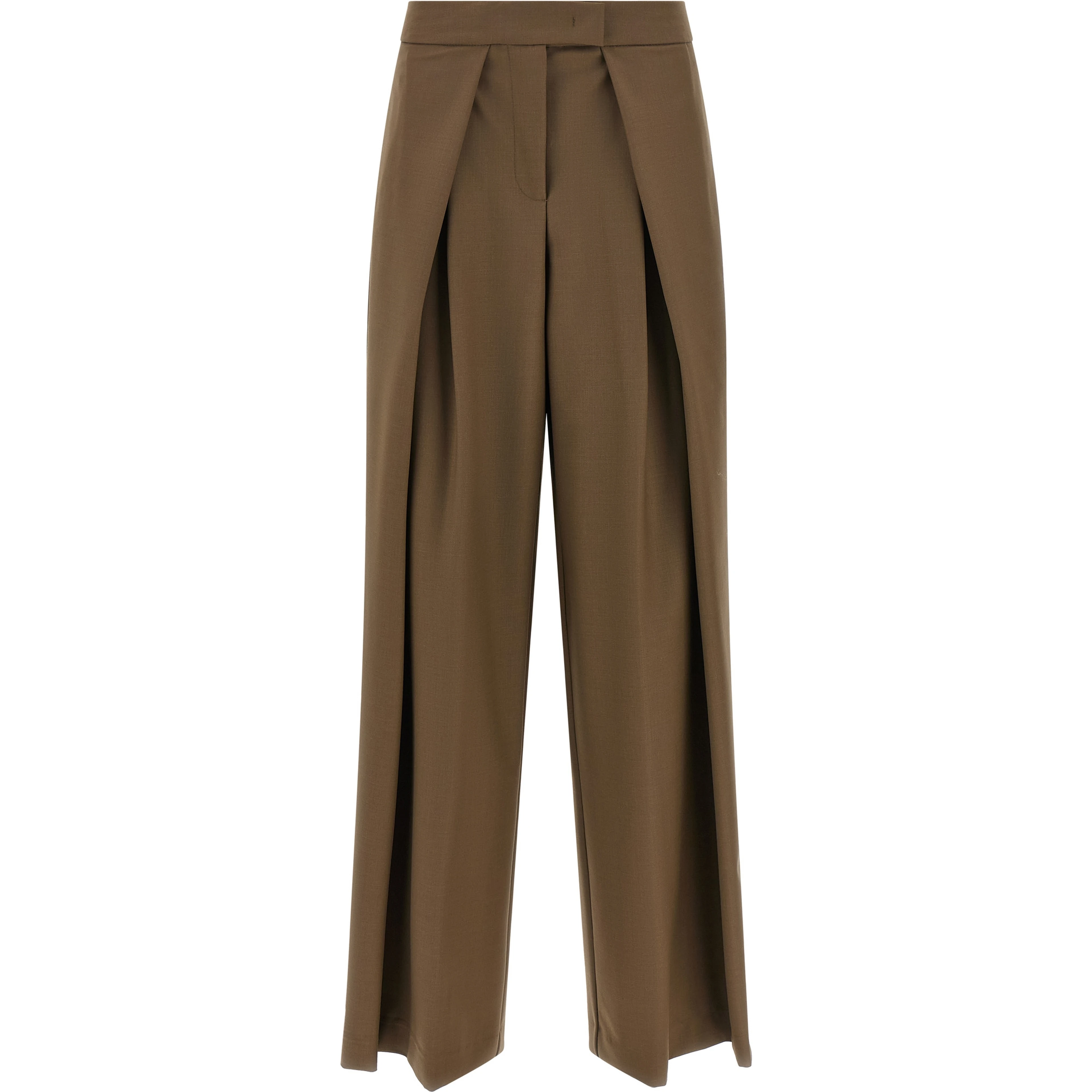 Brown Wool Pants