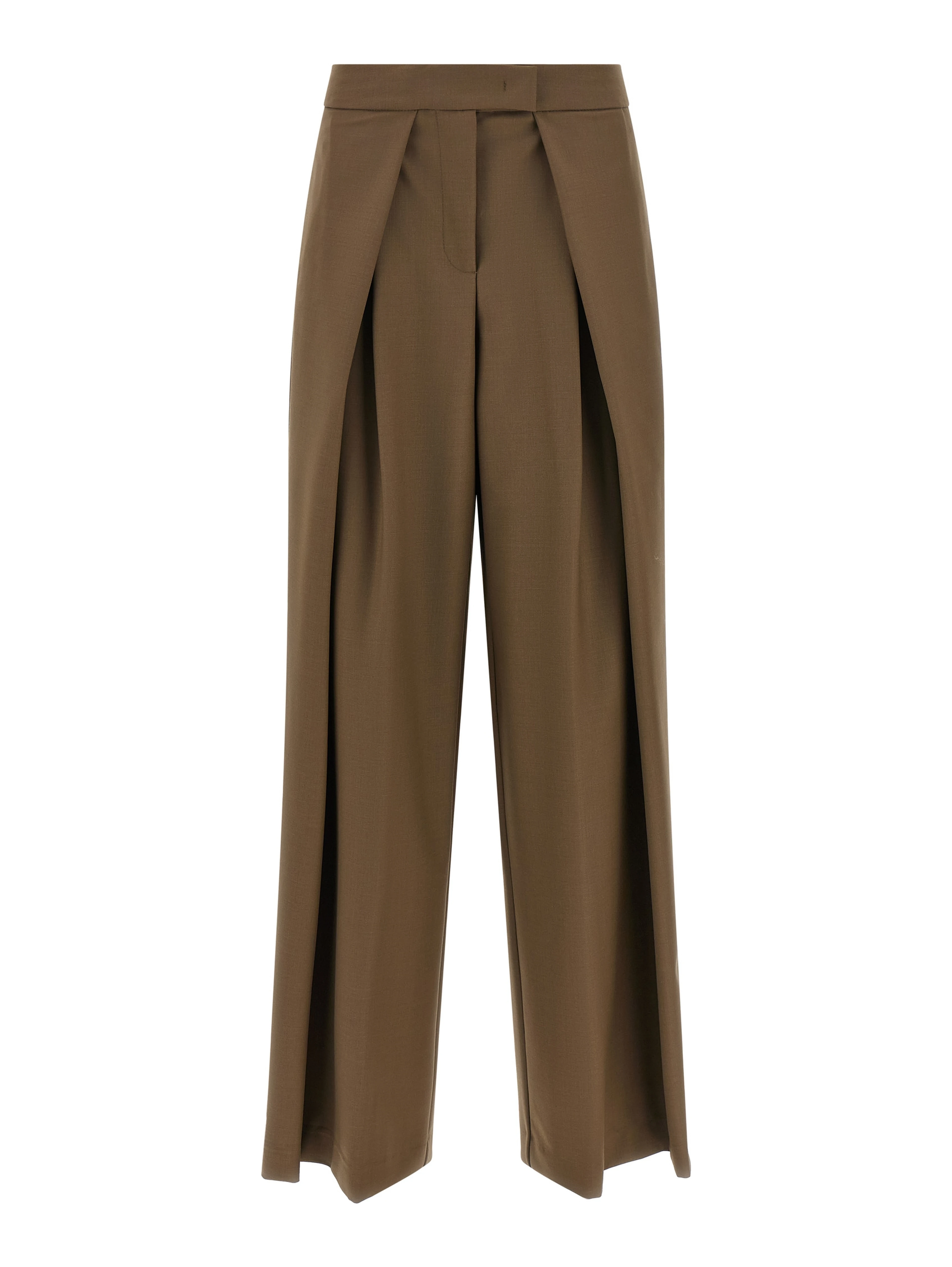 Brown Wool Pants
