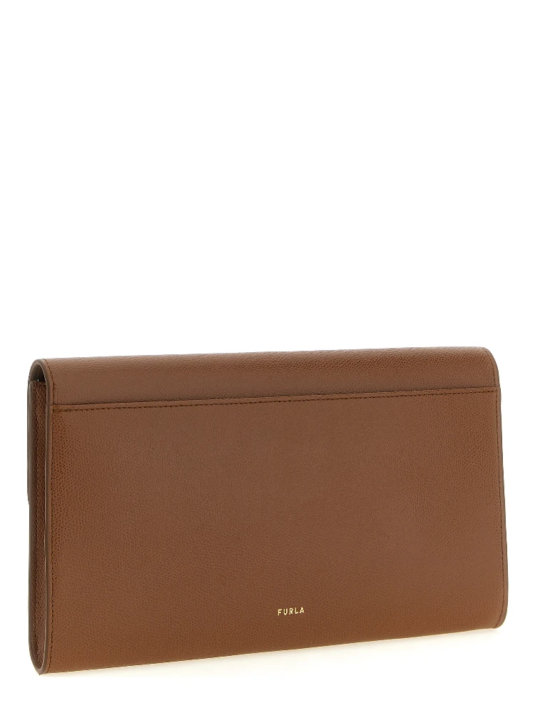 Brown Calfskin Clutch Bag alternative