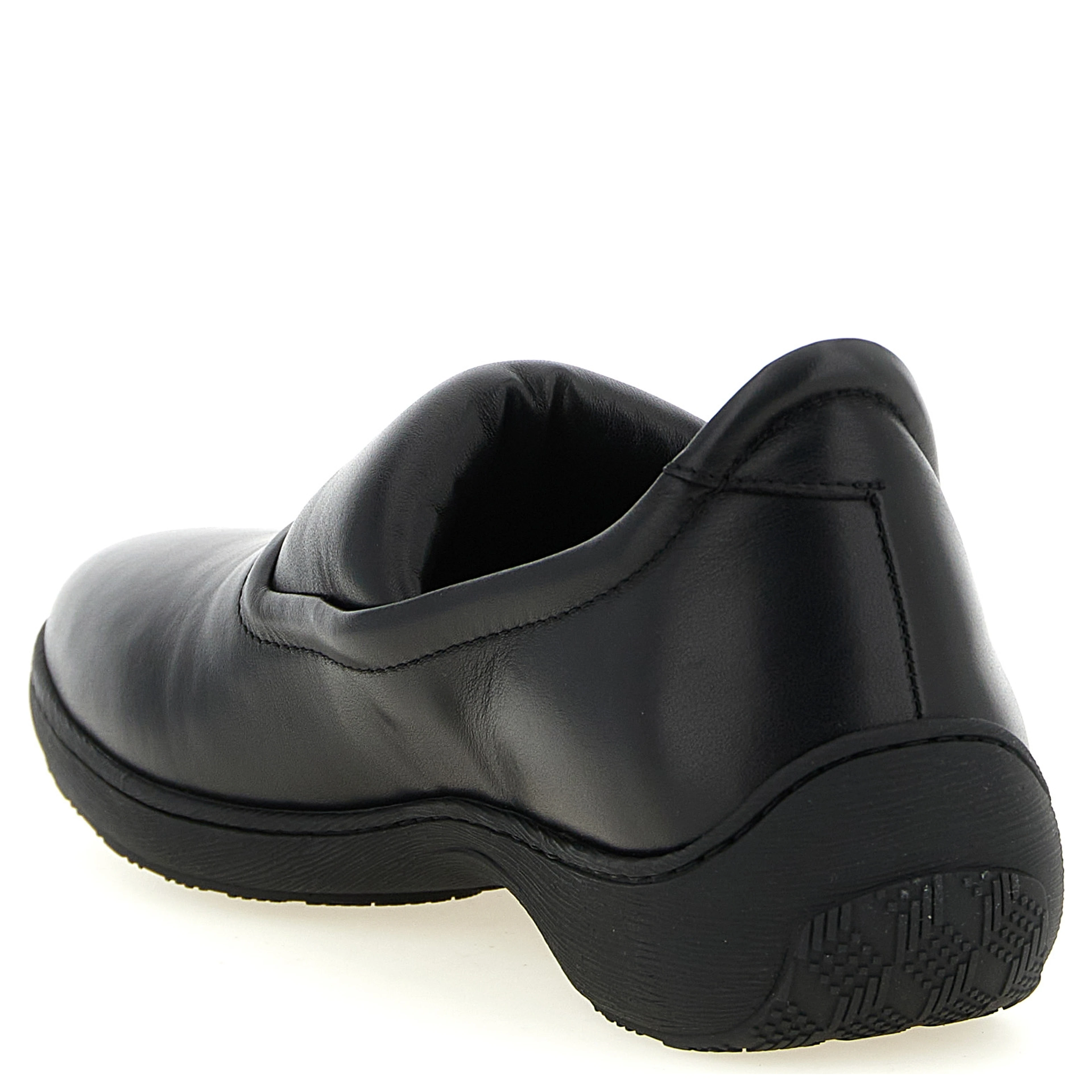 Black Calfskin Slip-On Loafers