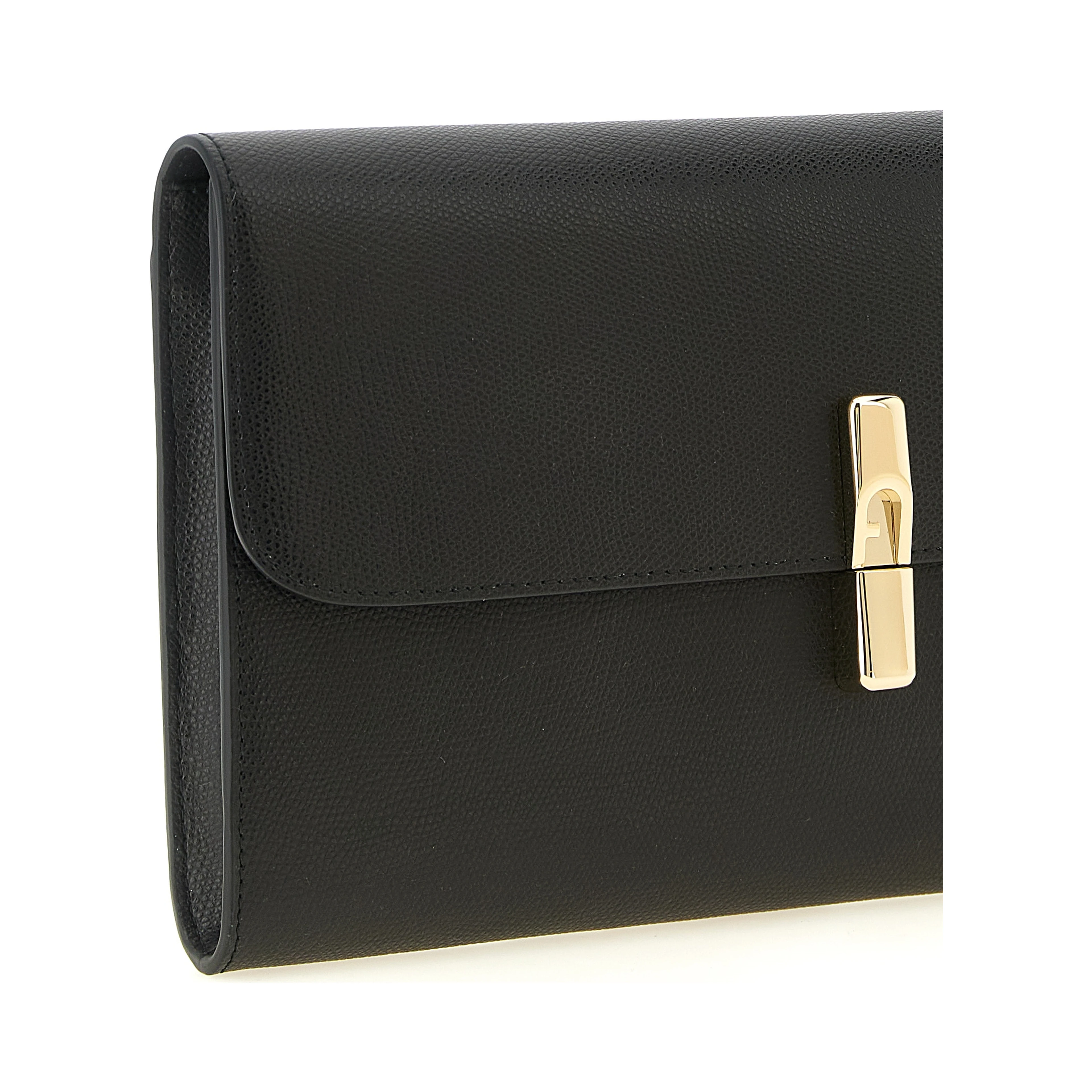 Black Calfskin Clutch Bag