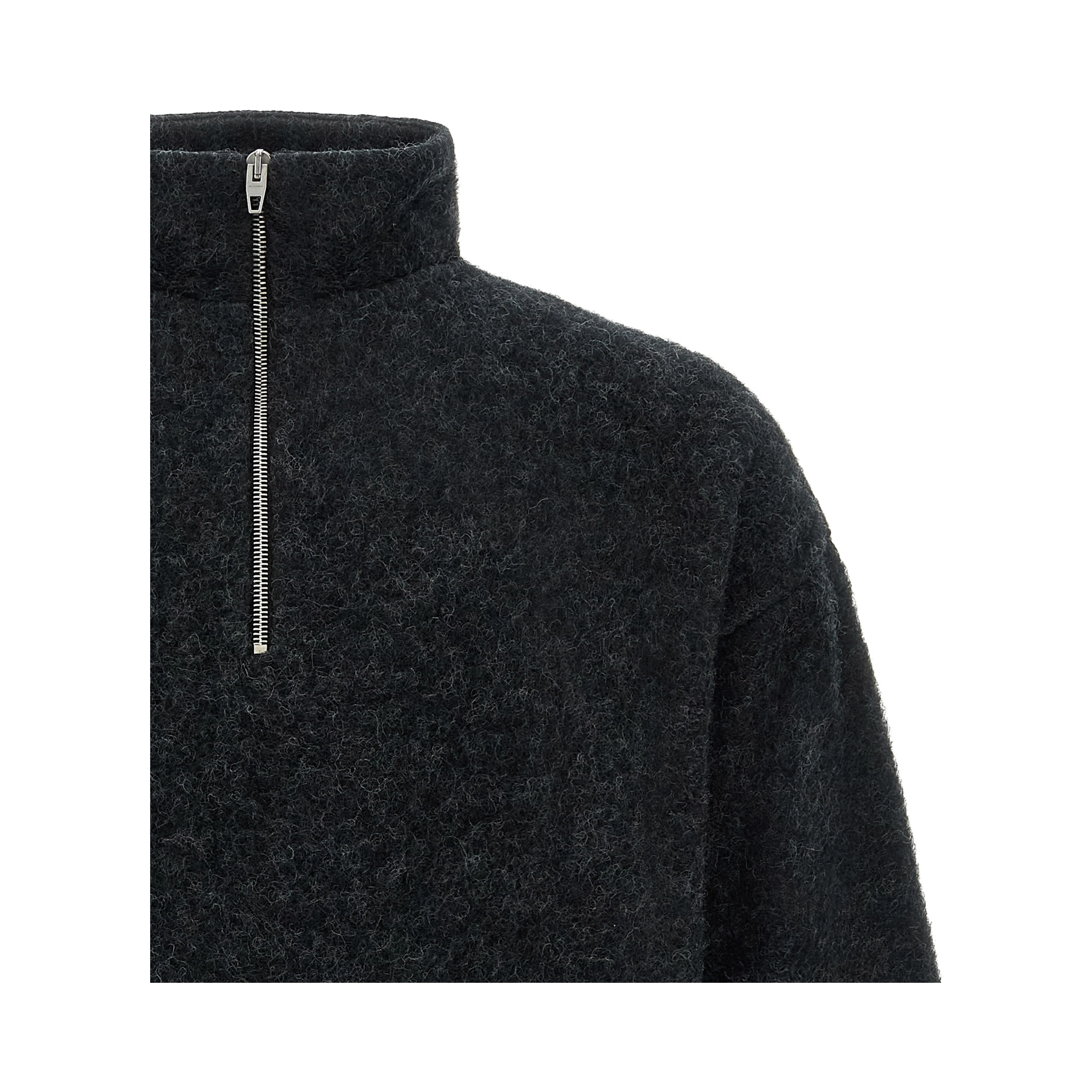 Gray Wool Sweatshirt