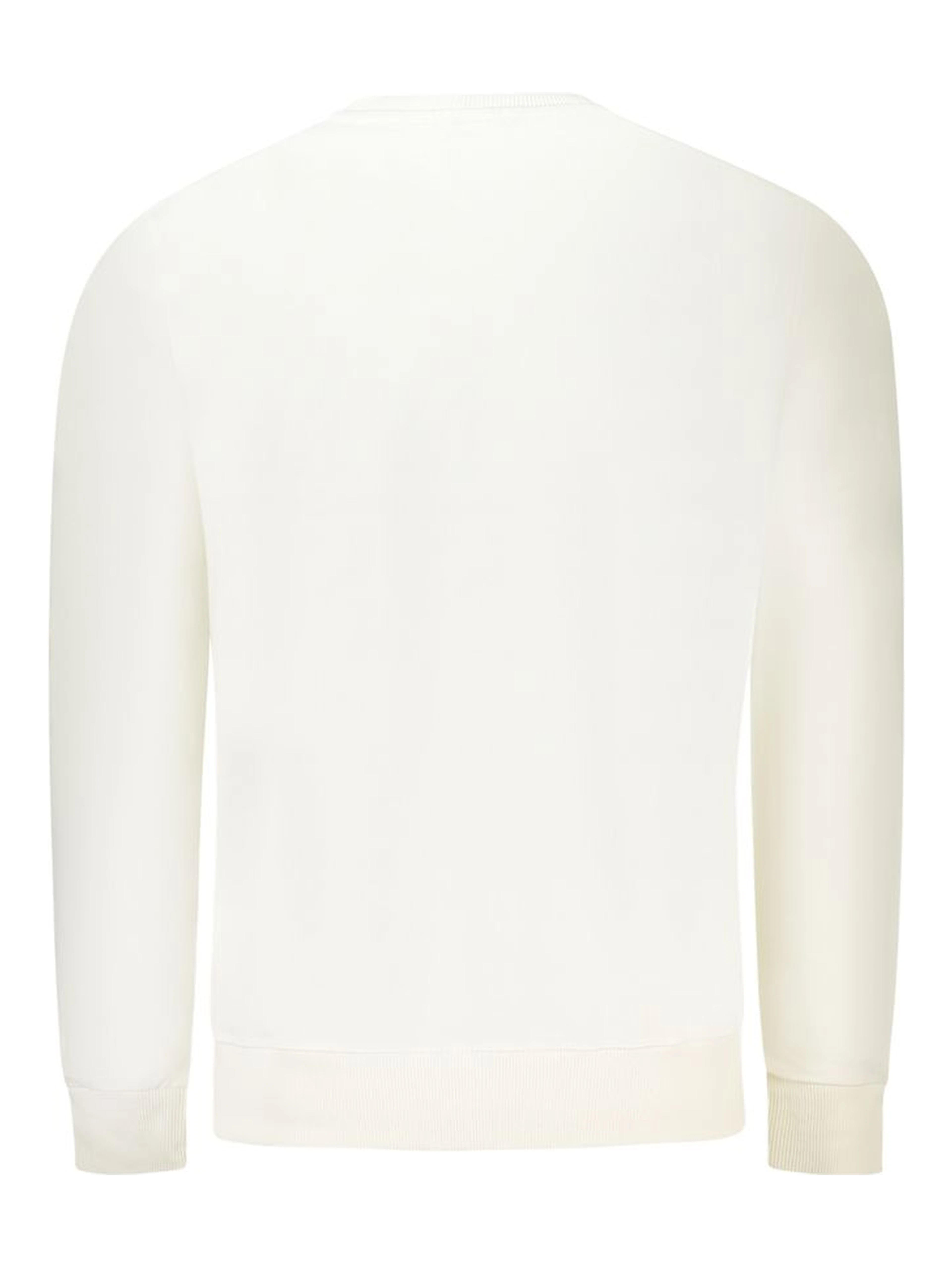 White Cotton Men's Sweatshirt