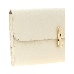 White Calfskin Clutch Bag