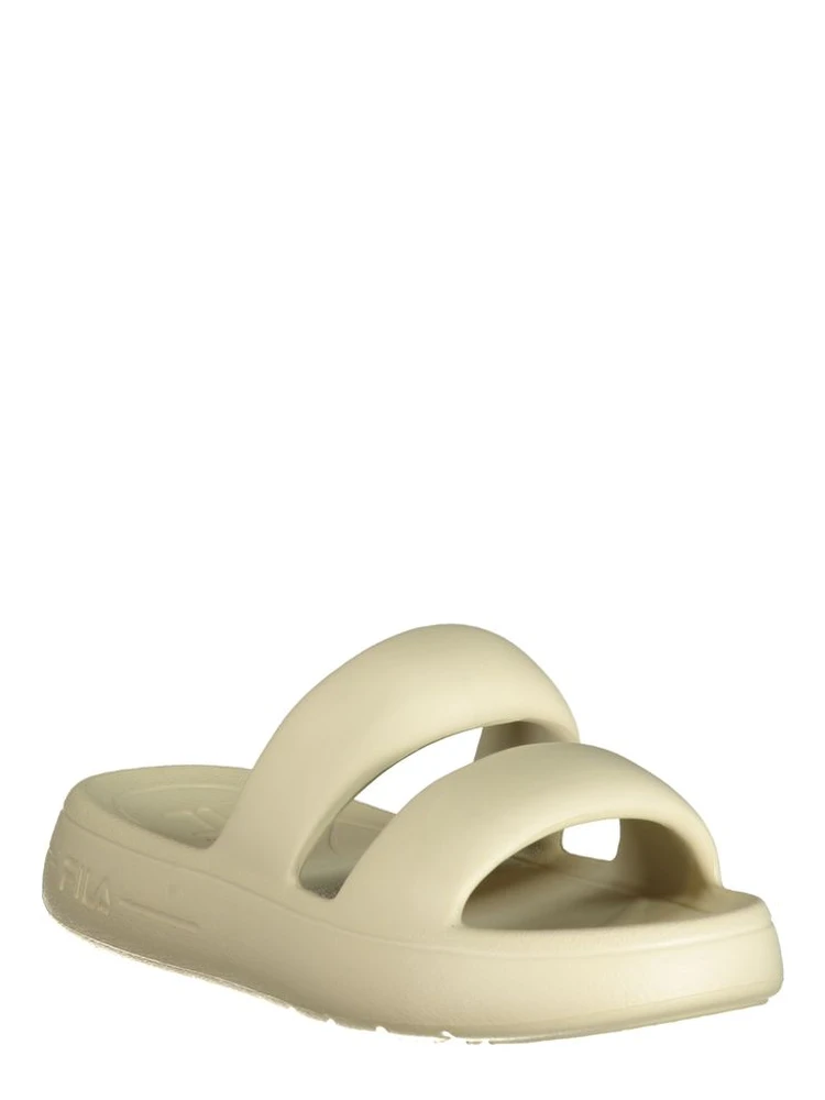 Beige Polyurethane Women's Slipper