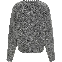 Gray Cashmere Cardigan