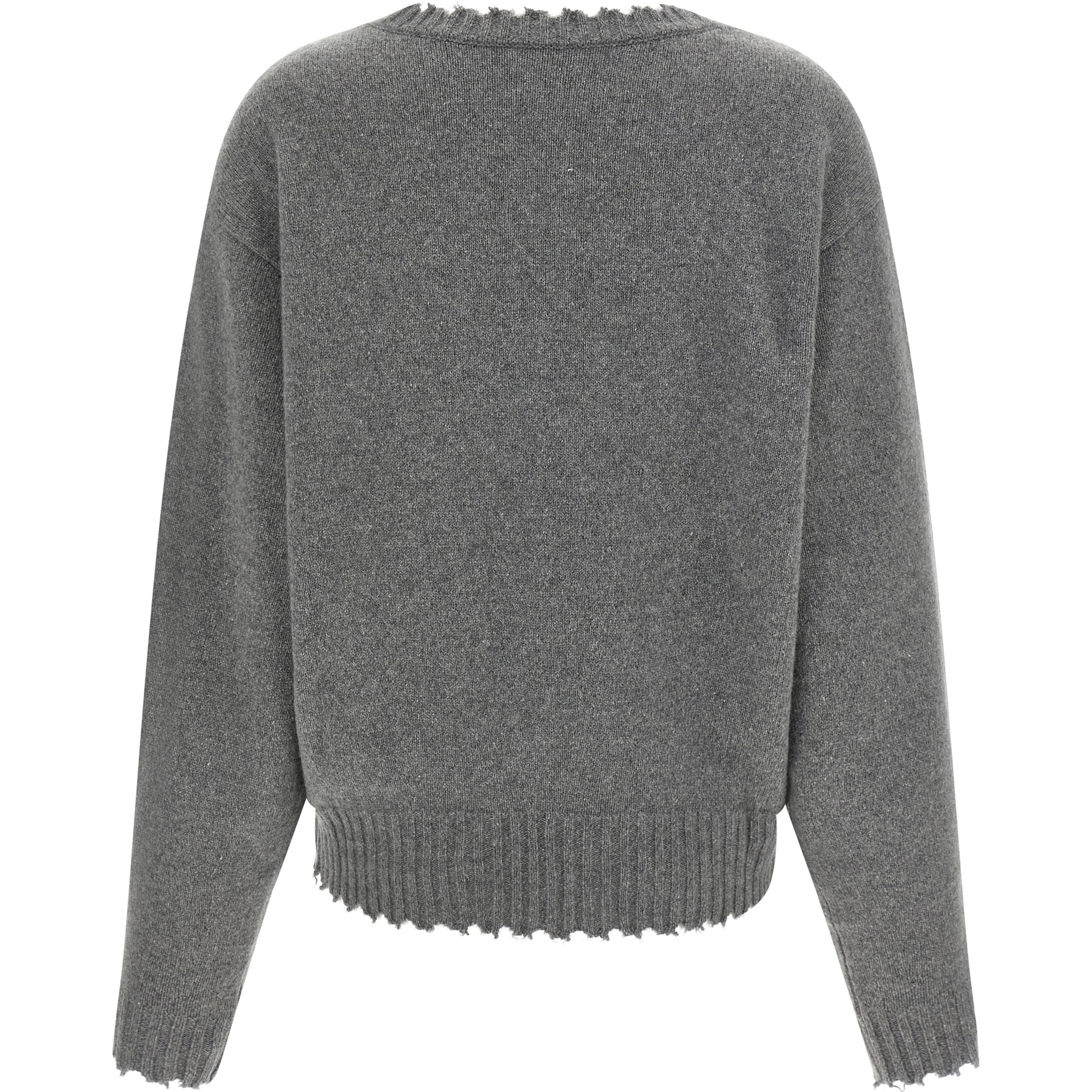 Gray Cashmere Cardigan