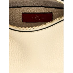 White Calfskin Shoulder Bag