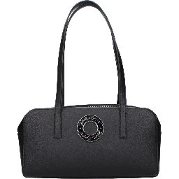 Black Leather Shoulder Bag